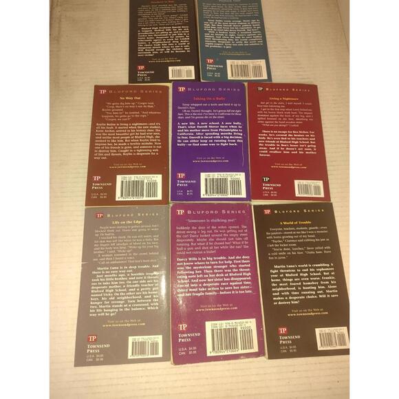 LOT OF 8 BLUFORD HIGH SERIES BOOKS ~ SOFTCOVER - Picture 2 of 2